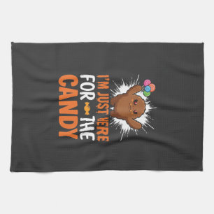Linge De Cuisine Citation de Monstre de Bonbons d'Halloween Design