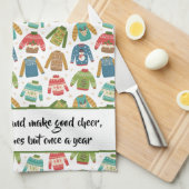 Linge De Cuisine Citation de Noël moche mais mignonne (Quart Plié)