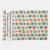 Linge De Cuisine Citation de Noël moche mais mignonne (Horizontal)