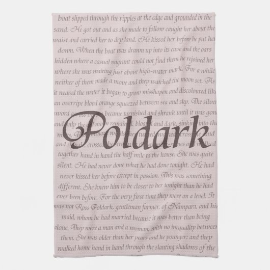 Linge De Cuisine Citation de Poldark (Vertical)