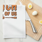 Linge De Cuisine Citation de sorcière d'Halloween Design vectoriel (Quart Plié)