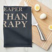 Linge De Cuisine citation de vin drôle pour amis étudiants (Quart Plié)