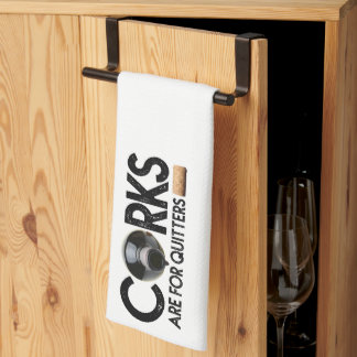 Linge De Cuisine Citation de vin "Les lièges sont pour les quitters