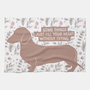 Linge De Cuisine Citation d'illustration d'amant de Doxie Teckel de