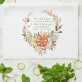 Linge De Cuisine Citation d'octobre d'Anne of Green Gables (Plié)