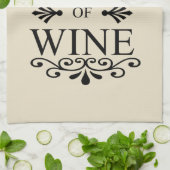 Linge De Cuisine Citation drinker vin drôle (Plié)