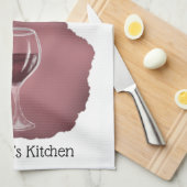 Linge De Cuisine Citation Drôle À Dire Du Vin Secouru À Partir D'Un (Quart Plié)