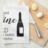 Linge De Cuisine Citation Secourue De La Bouteille (Quart Plié)