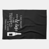 Linge De Cuisine Citation Secourue De La Bouteille (Horizontal)