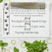 Linge De Cuisine Citations de chien de Lhasa Apso (Plié)