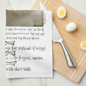 Linge De Cuisine Citations de chien de Lhasa Apso (Quart Plié)