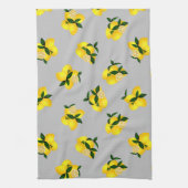 Linge De Cuisine Citron chic gris (Vertical)