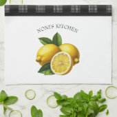 Linge De Cuisine Citron d'aquarelle de Buffalo (Plié)
