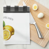 Linge De Cuisine Citron d'aquarelle de Buffalo (Quart Plié)