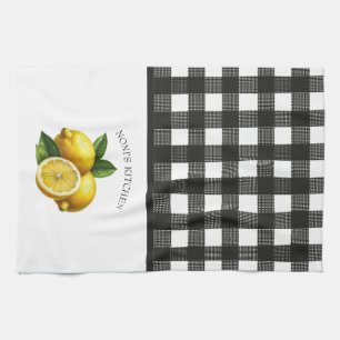 Linge De Cuisine Citron d'aquarelle de Buffalo