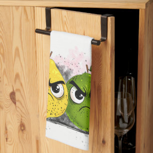 Linge De Cuisine Citron grincheux Lime grincheux