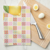 Linge De Cuisine Citron Patchwork (Quart Plié)