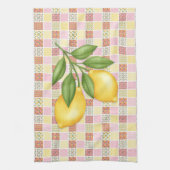 Linge De Cuisine Citron Patchwork (Vertical)