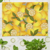 Linge De Cuisine Citron plein (Plié)