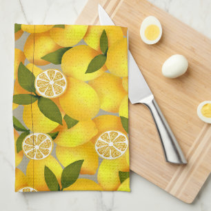 Linge De Cuisine Citron plein