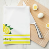 Linge De Cuisine Citrons (Quart Plié)