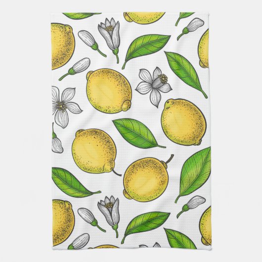 Linge De Cuisine Citrons (Vertical)
