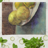 Linge De Cuisine Citrons à vie morte sur une plaque de Vincent van  (Plié)