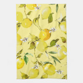 Linge De Cuisine citrons aquarelle 15 (Vertical)