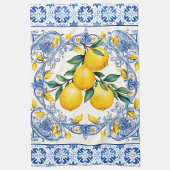 Linge De Cuisine Citrons de carreaux méditerranéens