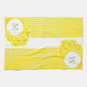Linge De Cuisine Citrons décorés d'un monogramme pour la limonade (Horizontal)