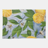 Linge De Cuisine Citrons et abeilles (Horizontal)