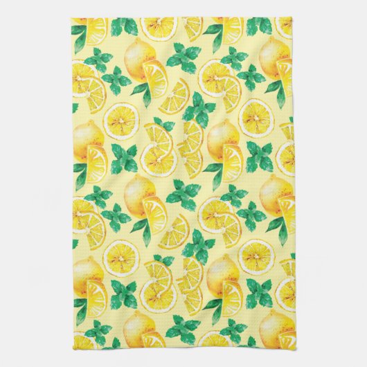 Linge De Cuisine Citrons et limonade (Vertical)