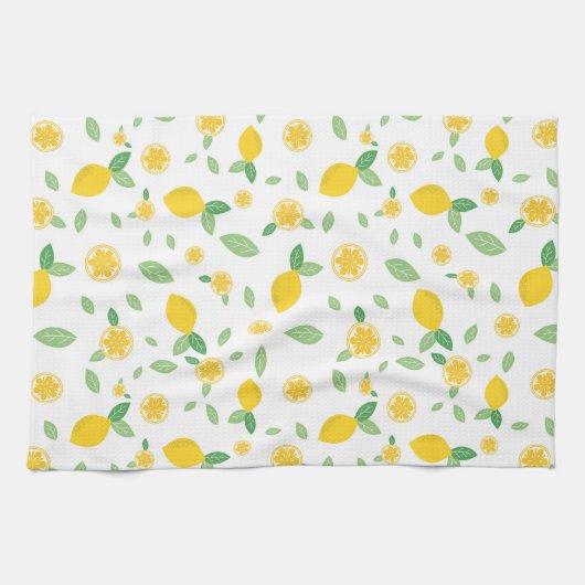 Linge De Cuisine Citrons frais modernes (Horizontal)
