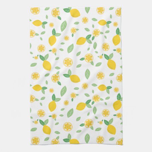 Linge De Cuisine Citrons frais modernes (Vertical)