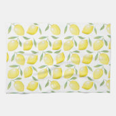 Linge De Cuisine citrons jaune aquarelle (Horizontal)