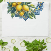 Linge De Cuisine Citrons Méditerranéens (Plié)
