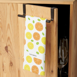 Linge De Cuisine Citrons Oranges et raisins Fruit Personnalisé