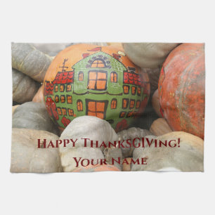 Linge De Cuisine Citrouille