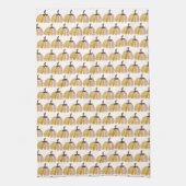 Linge De Cuisine Citrouille d'aquarelle agréable Thanksgiving (Vertical)