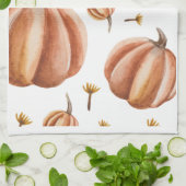 Linge De Cuisine Citrouille d'Halloween (Plié)