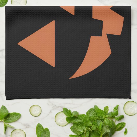 Linge De Cuisine Citrouille d'Halloween Jack O'Géant (Plié)