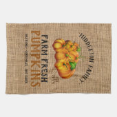 Linge De Cuisine Citrouille frais de ferme (Horizontal)
