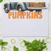 Linge De Cuisine Citrouille frais de ferme (Plié)