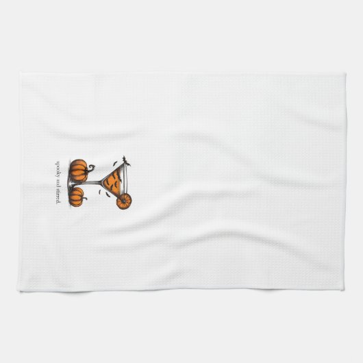 Linge De Cuisine Citrouille Martini (Horizontal)