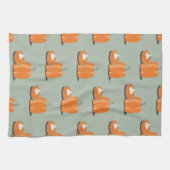 Linge De Cuisine Citrouille moderne Citrouille pâté Motif crème ver (Horizontal)