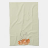 Linge De Cuisine Citrouille "Rassembler" (Vertical)