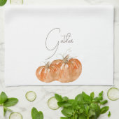 Linge De Cuisine Citrouille "Rassembler" (Plié)