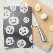 Linge De Cuisine Citrouilles d'Halloween (Quart Plié)