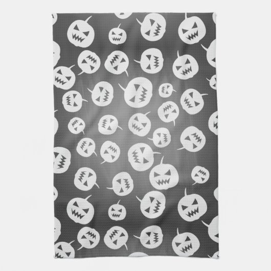 Linge De Cuisine Citrouilles d'Halloween (Vertical)