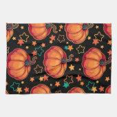 Linge De Cuisine Citrouilles d'Halloween (Horizontal)